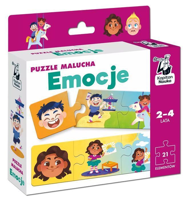 Puzzle malucha. Emocje. Kapitan Nauka - gry