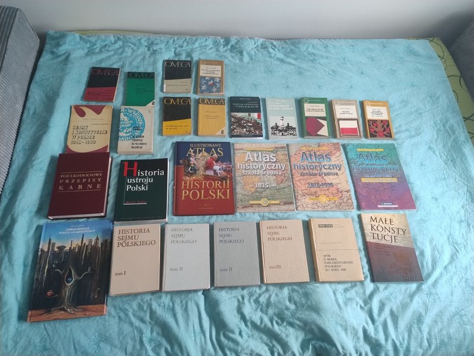Książki historyczne, parlamentarne, prawne, prawo, historia