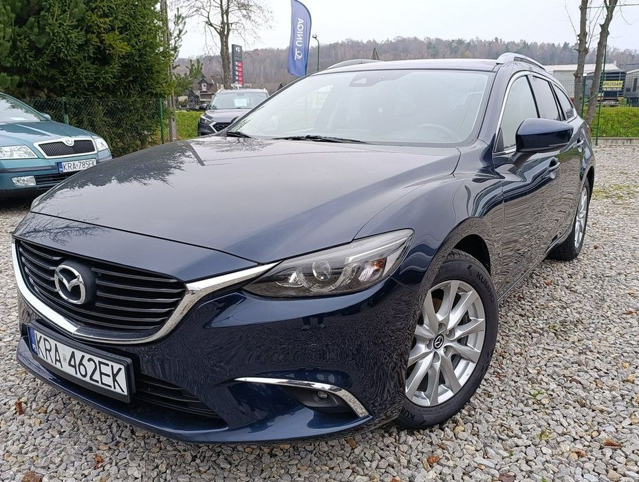 Mazda 6 2.0 Bezwypadkowa ,Nawigacja ,Grzane fotele ,lakier perła