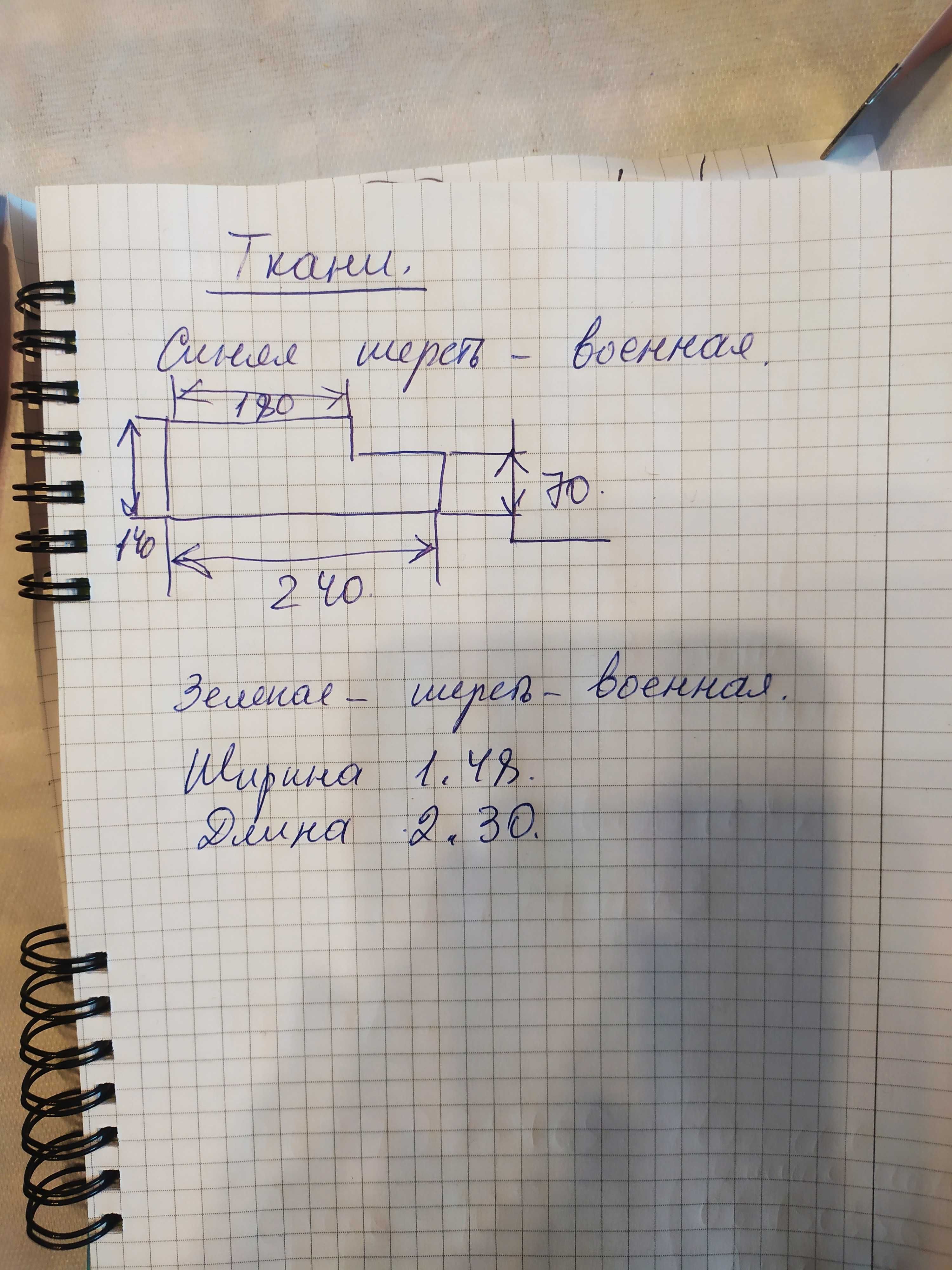 Ткань военная офицерская. Времен СССР