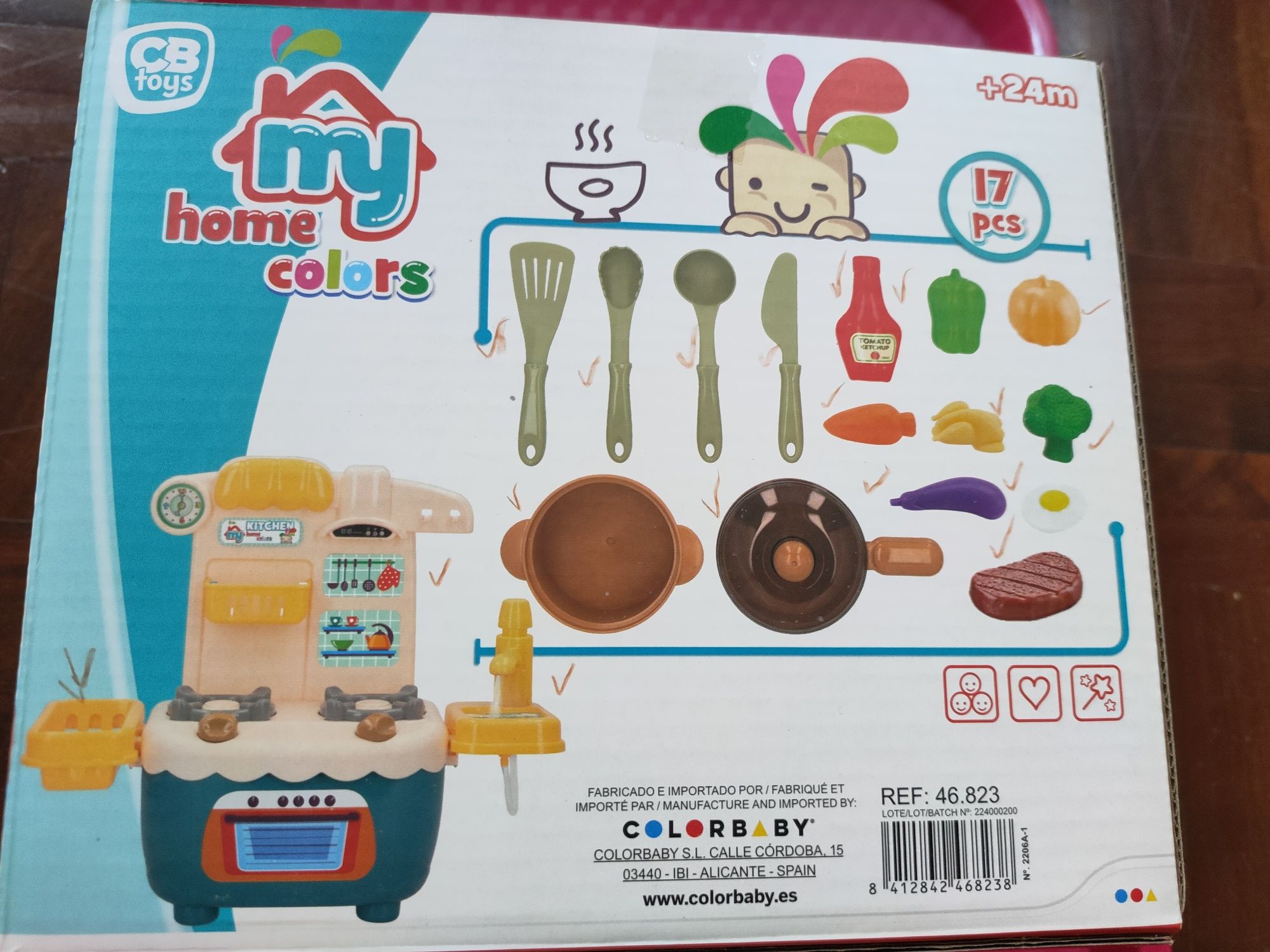 Mini cozinha de brincar