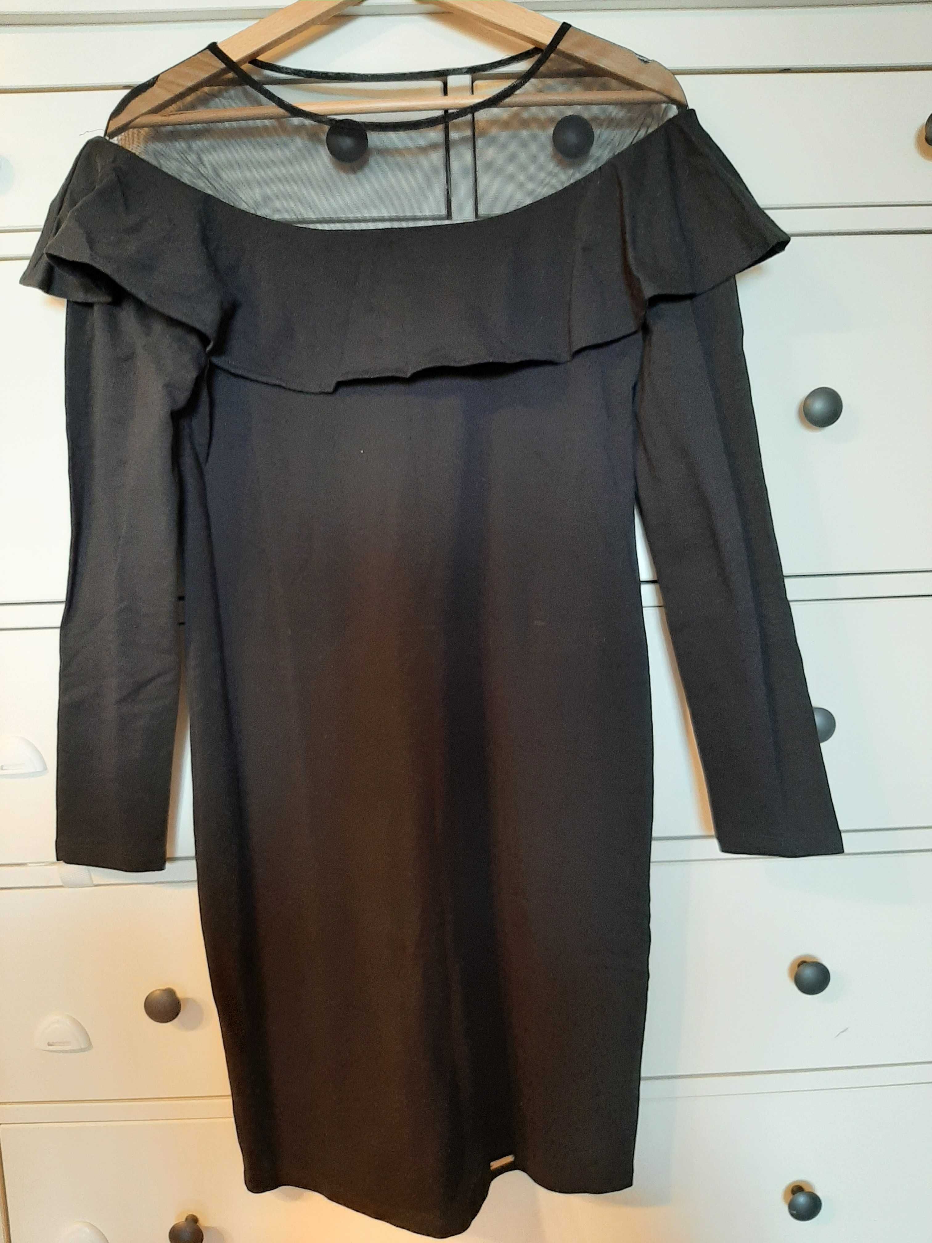 Nowa czarna sukienka ciążowa Happymum