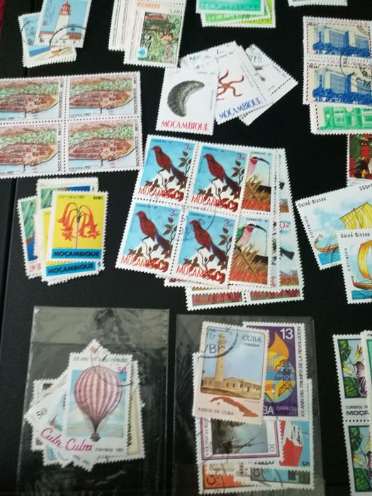 Lote de selos africanos Moçambique