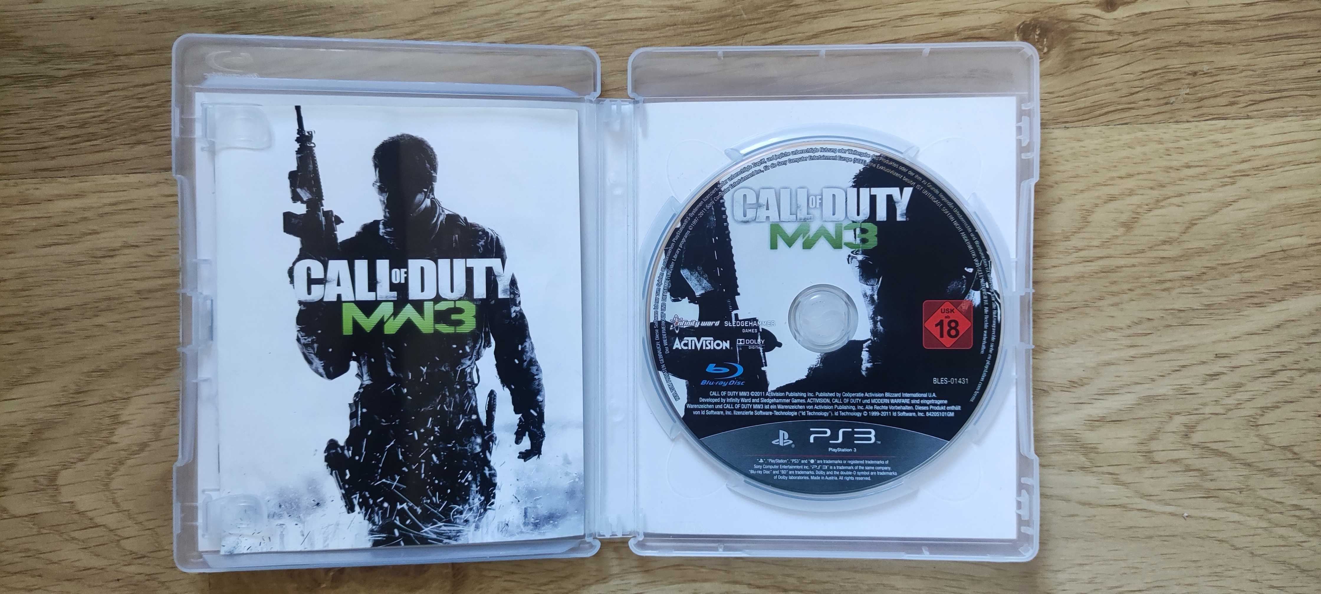 Call of Duty-Modern Warfare 3+Call of Duty 4-Modern Warfare gry ps3