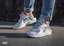 Кроссовки Nike Air Max женские кожа Nike Huarache весна Nike Air Force