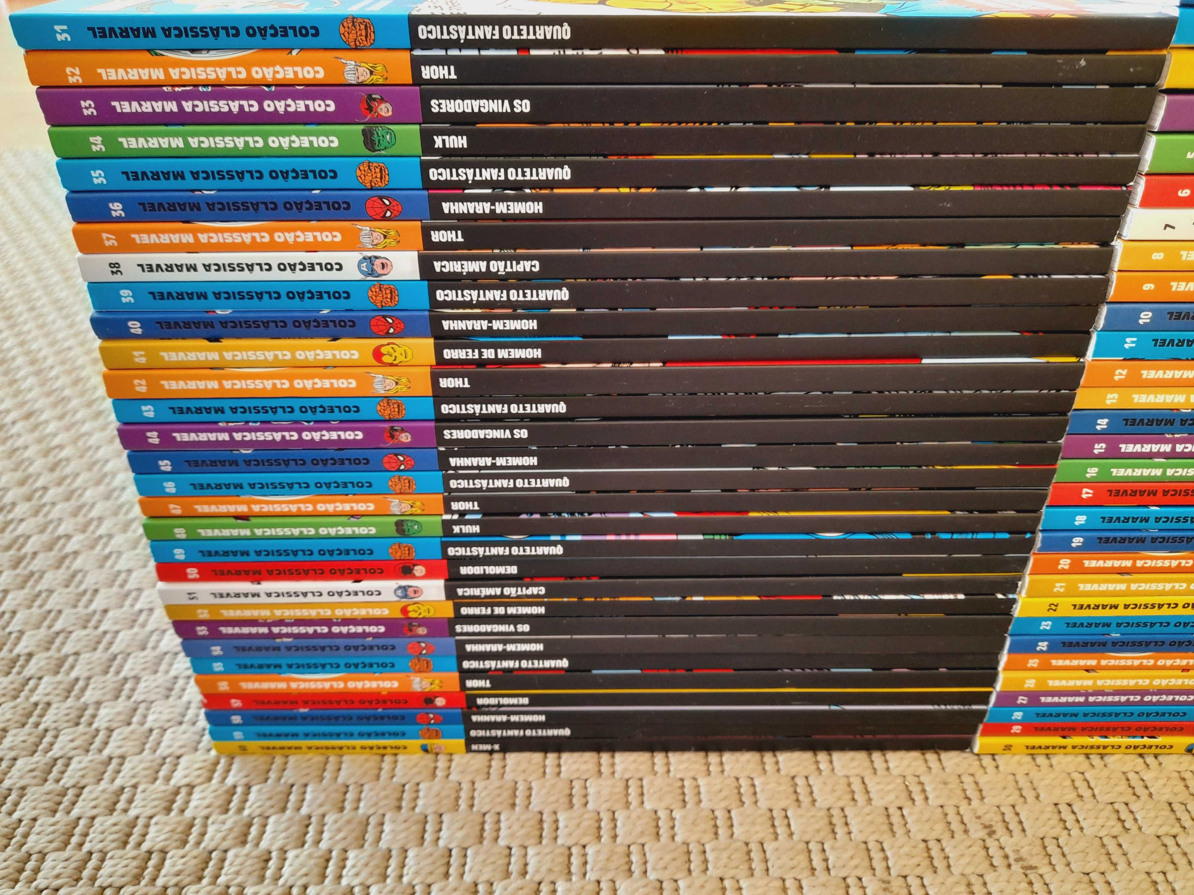 Coleção Clássica Marvel volumes 1 a 60