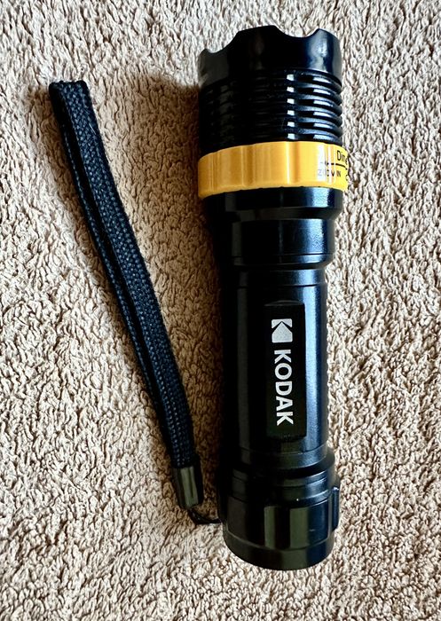 Фонарик KODAK LED Flashlight Focus 120 750mW Bk+3AAA HD