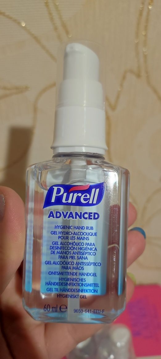 антибактеріальний гель для рук Purell 60 мл антисептик