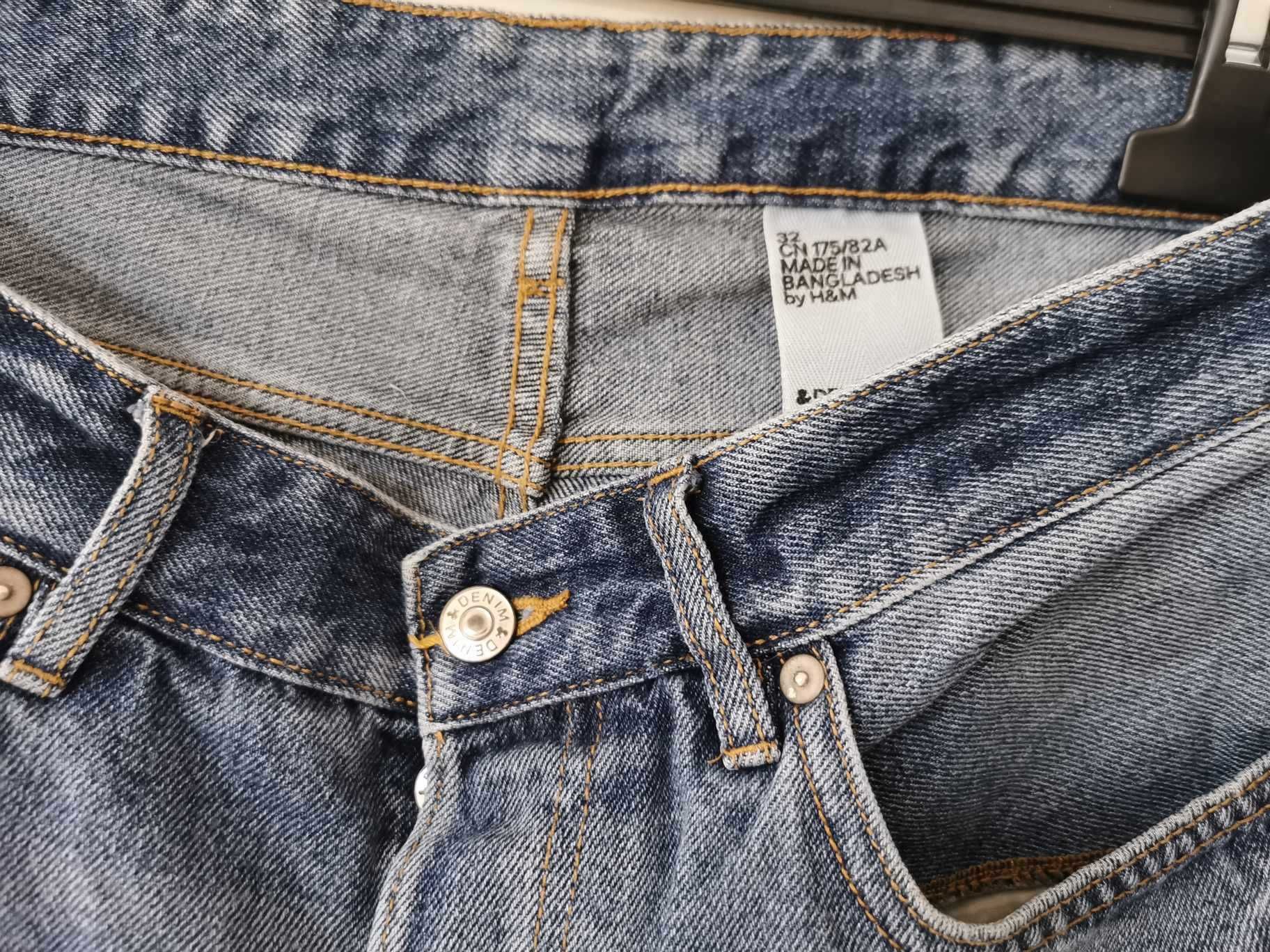 Męskie jeansowe szorty shorty H&M 32 jak nowe