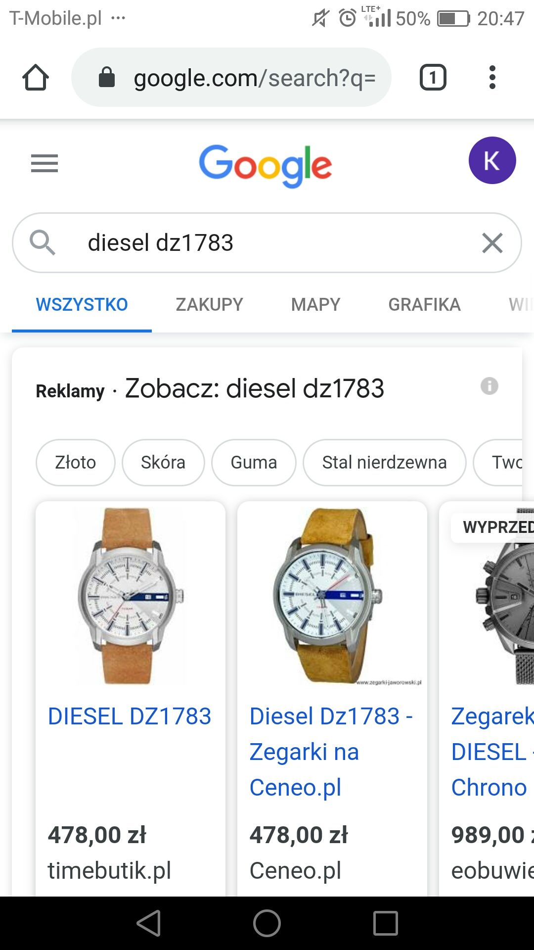 Zegarek Diesel DZ1783