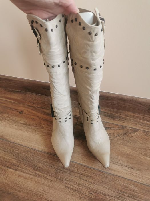 Kozaki zimowe nowe skóra naturalna r. 36 Davos Gomma