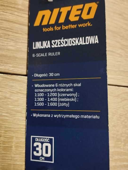 Linijka sześcioskokowa