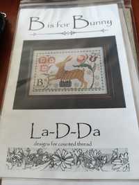 Схема для вишивки la-d-da B is for Bunny