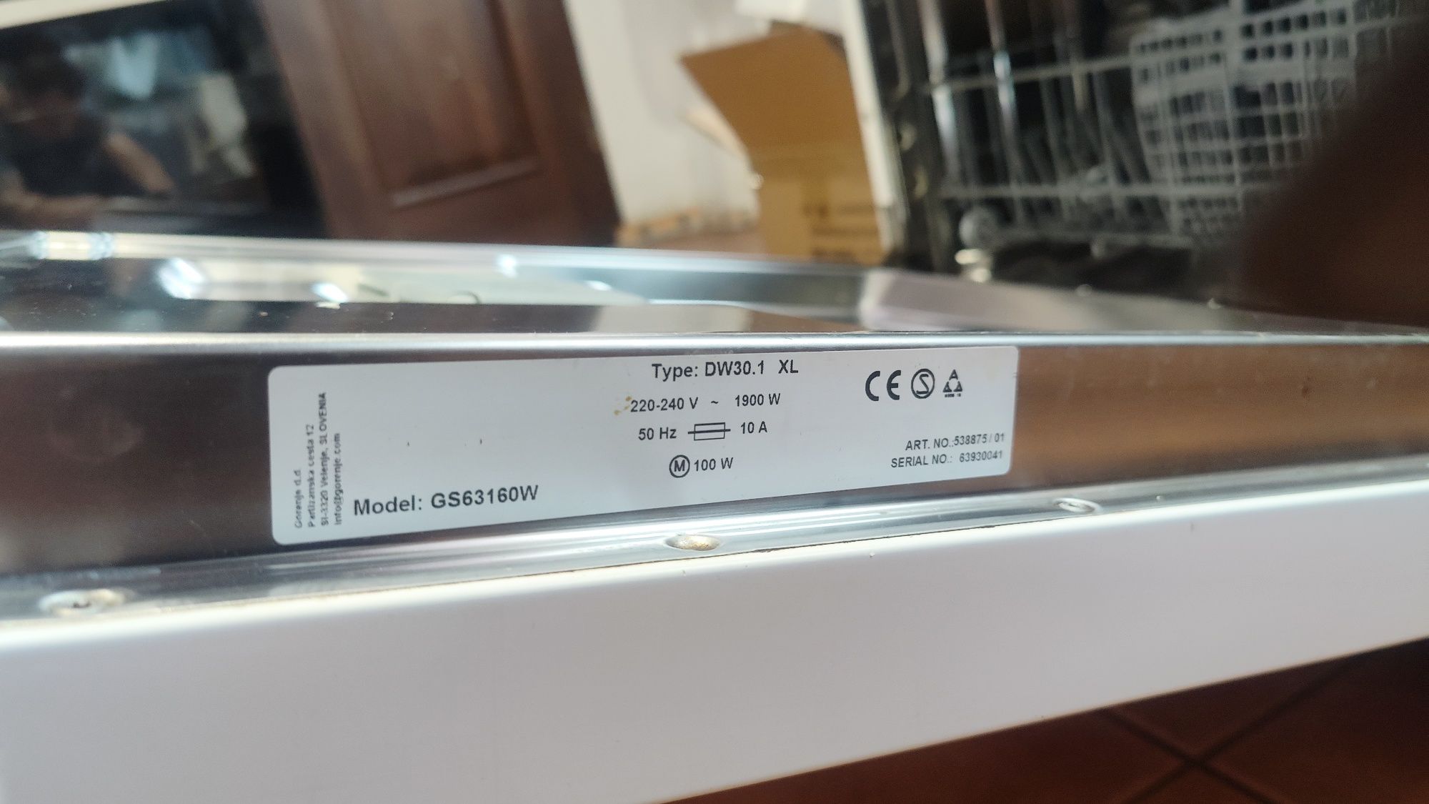 Zmywarka gorenje gs63160w