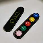 Jogo de dados da serie squid game 2 Gonggi com bolas de chumbo