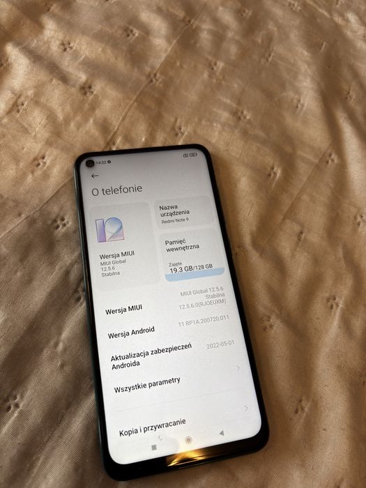 Redmi note 9/128GB/4GB RAM stan dobry