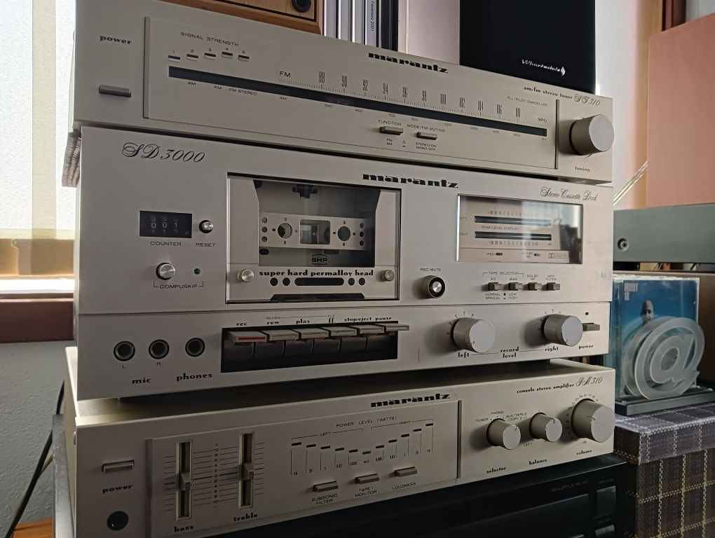 Conjunto Marantz + CD Player TEAC