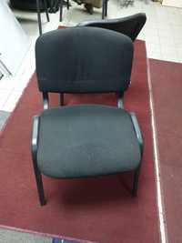 крісло стул офісний чорний текстиль