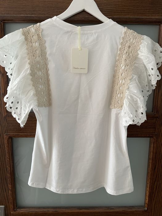 Bluzka w stylu boho rozm.uniwersalny