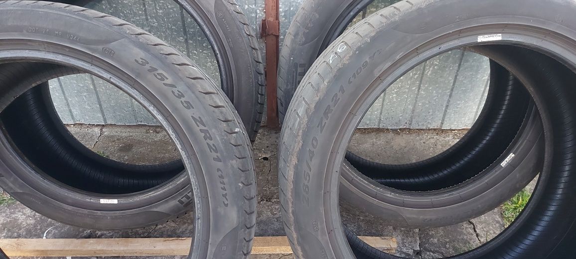 285 40 R21 Pirelli P Zero BDB stan lato 2 szt. Zapraszam