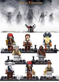 Bonecos minifiguras Piratas das Caraíbas nº1 (compatíveis com Lego)