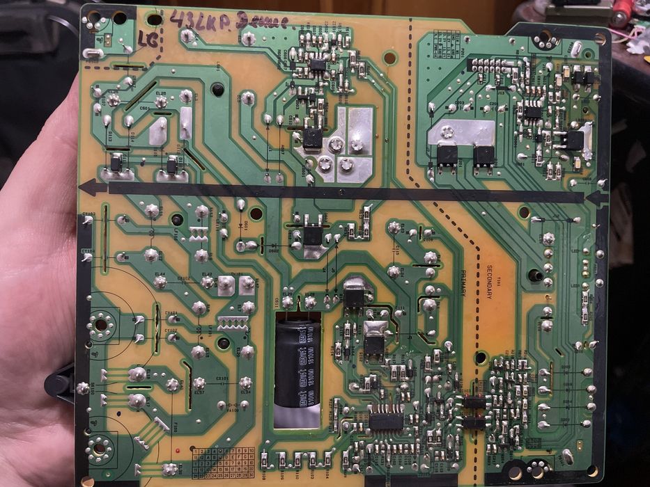 Блок питания телевизора LG 43 Lgp43Dj-17F1 lg 43LKP