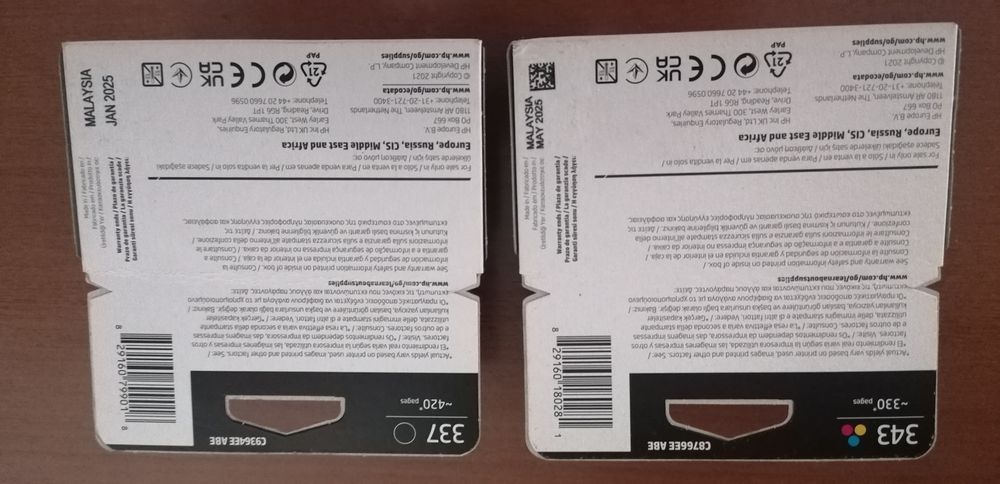 Tinteiro original HP 343