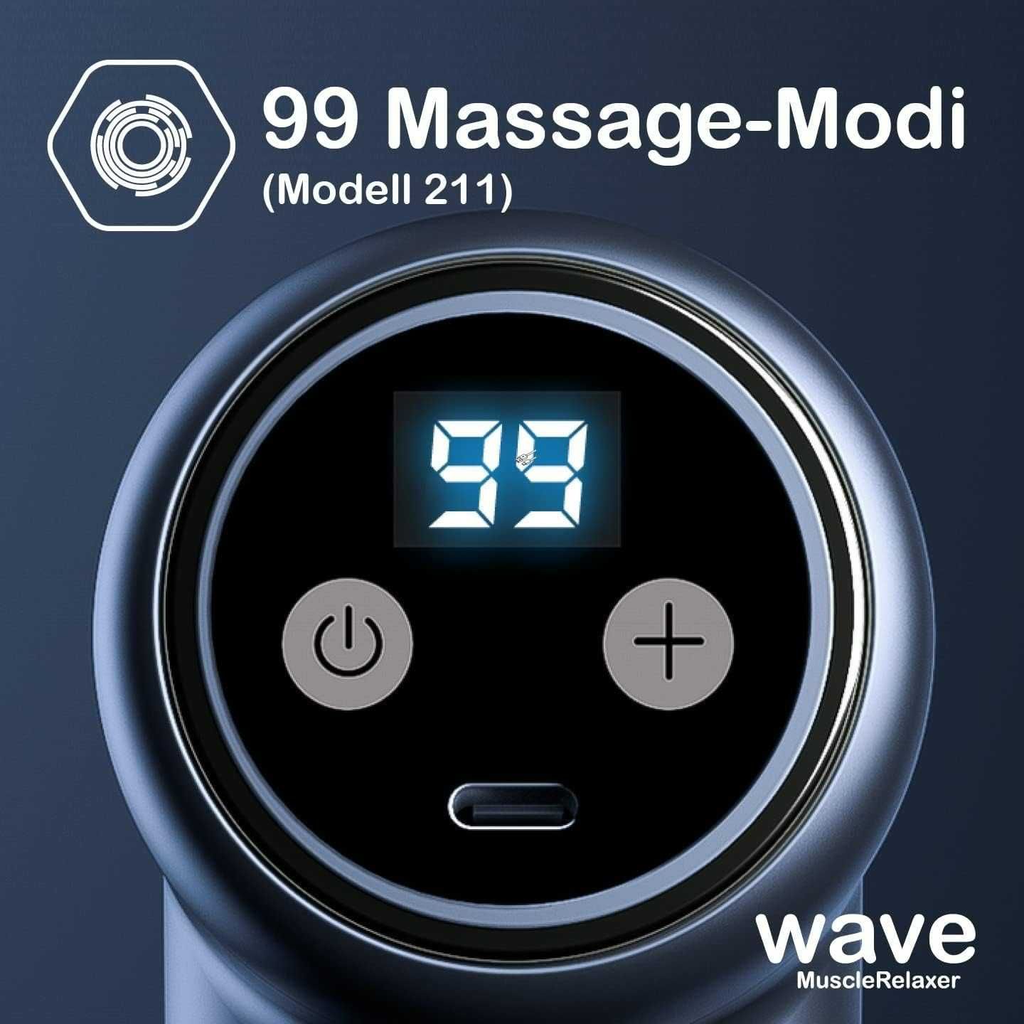 Pistolet do masażu ciała massage gun masażer Wave
