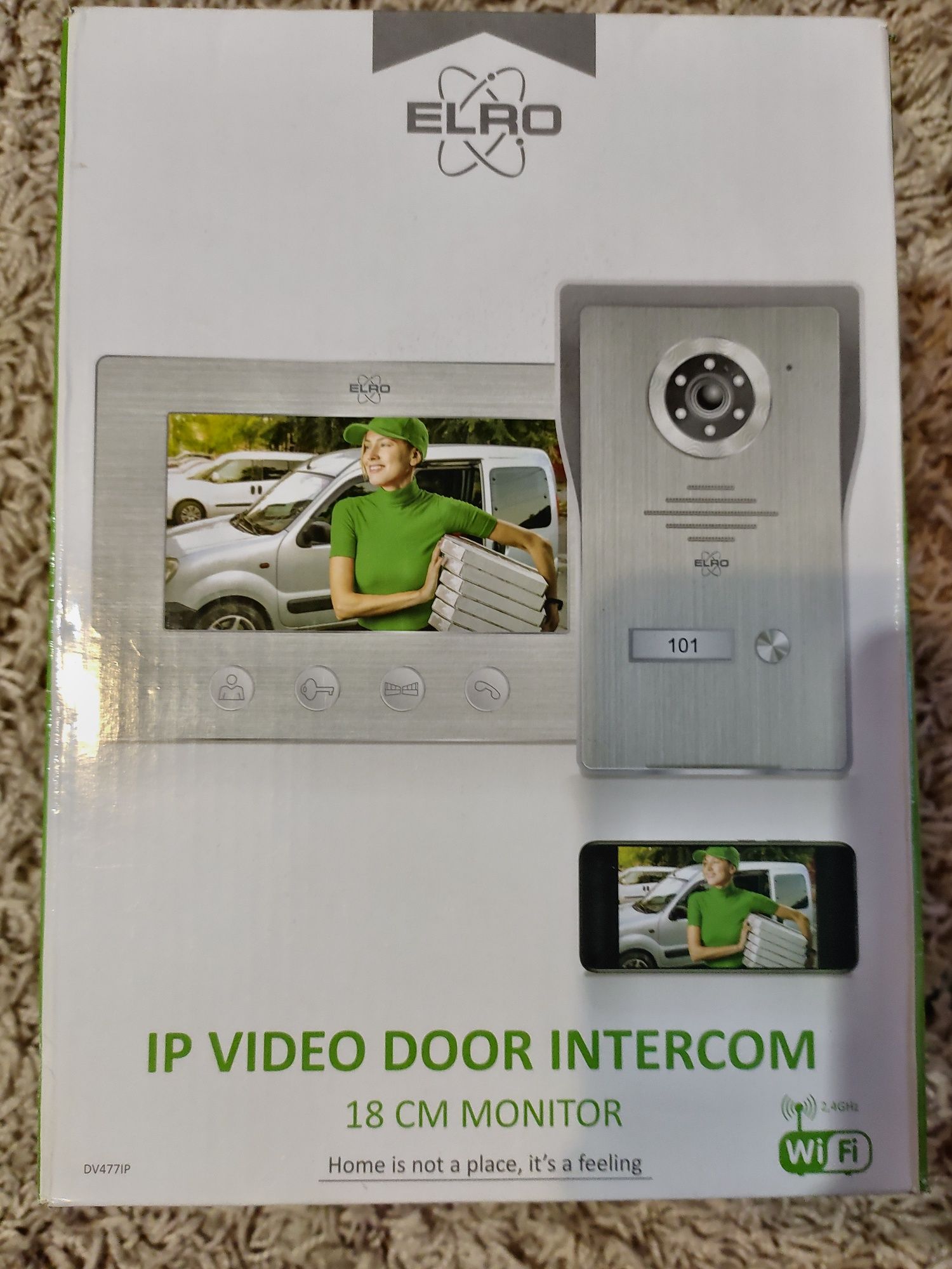 Домофон Elro WI-FI IP VIDEO DOOR Intercom (DV477IP) 18cm