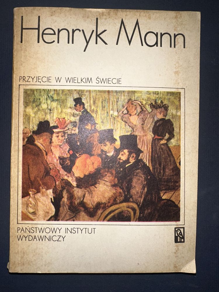 Henryk Mann. Przyjęcie w wielkim świecie książka