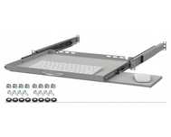 Półka RACK 19" 1U 350 mm Wysuwana pod Mysz i Klawiaturę Szara Stalflex