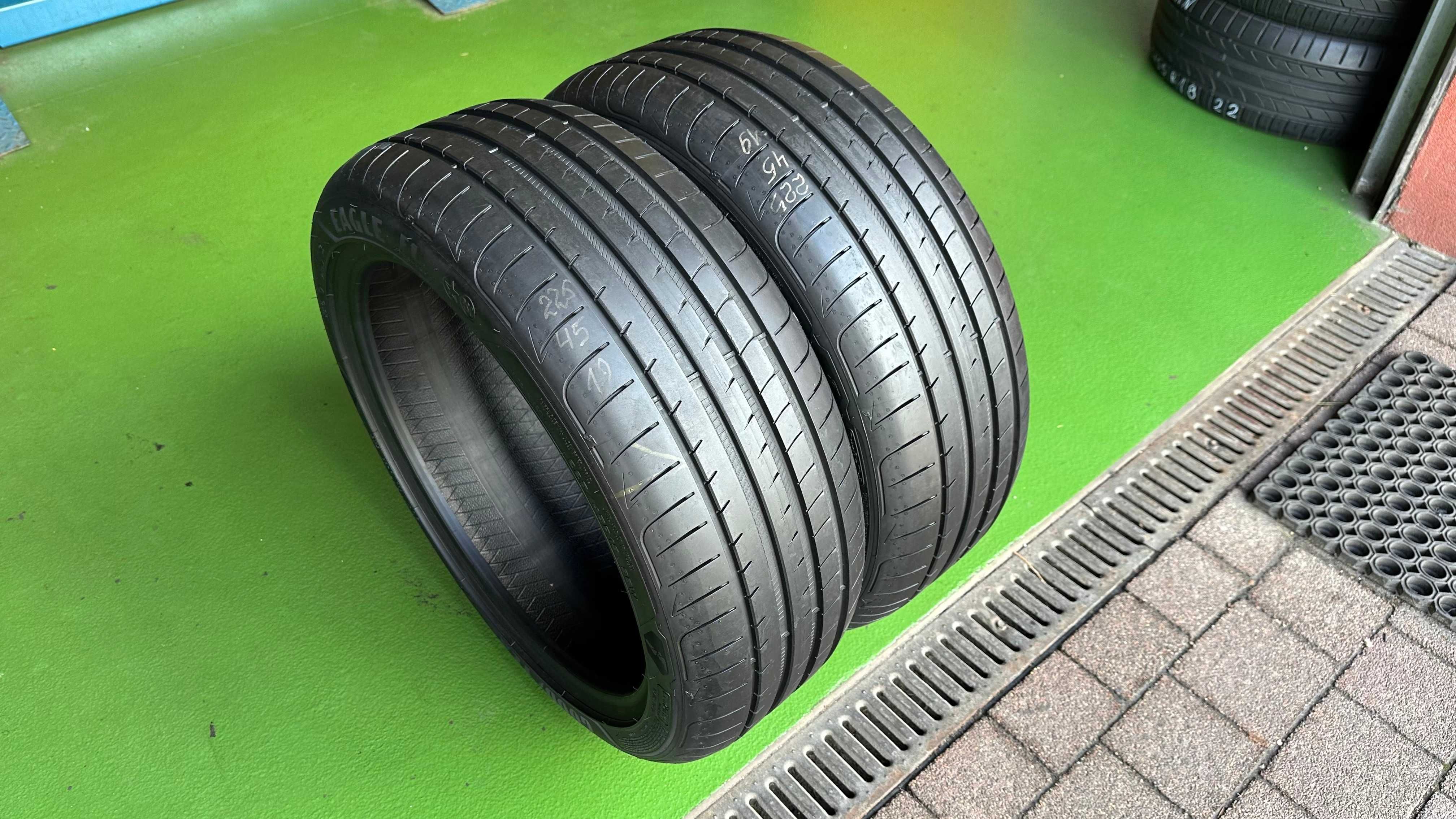 Para 225 45 R19 96W Goodyear Eagle F1 Asymmetric 3 bieżnik 2x7,2mm
