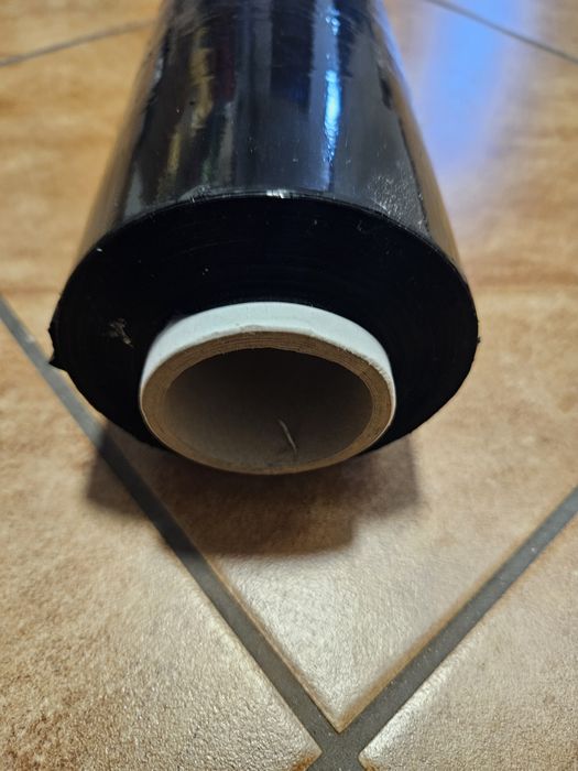 Strecz folia czarny rolka