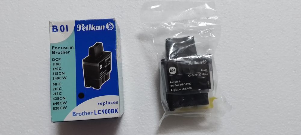 Tinteiros pretos Brother LC900BK - impressoras - novos e selados
