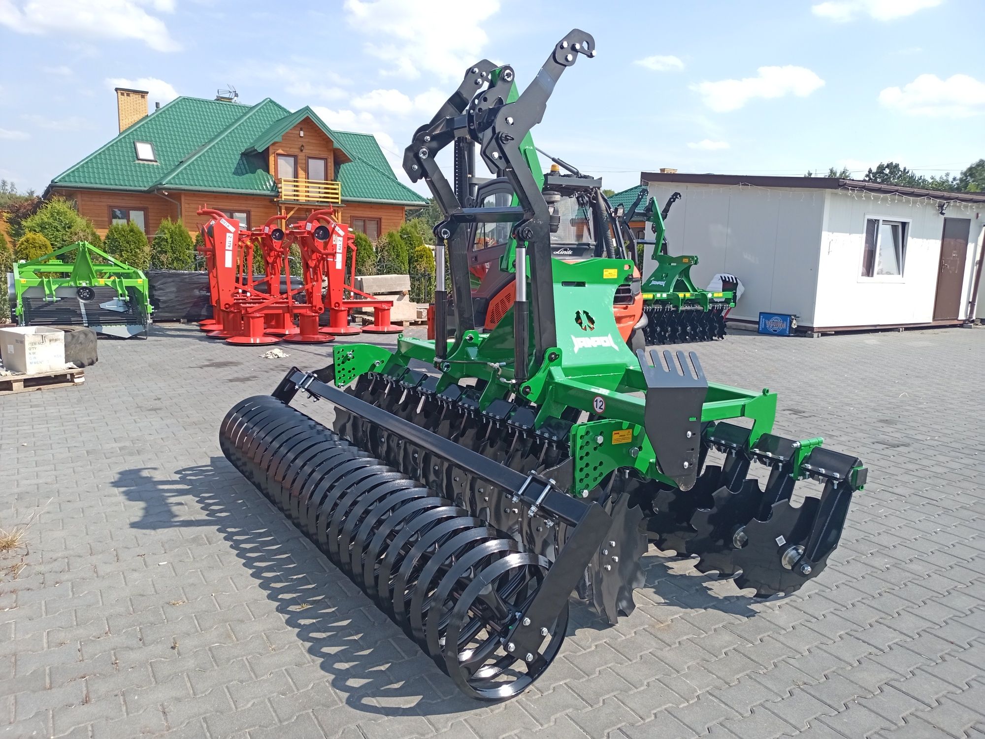 Agregat uprawowo-siewny talerzowy Janpol 2.5m 2.7m 3m