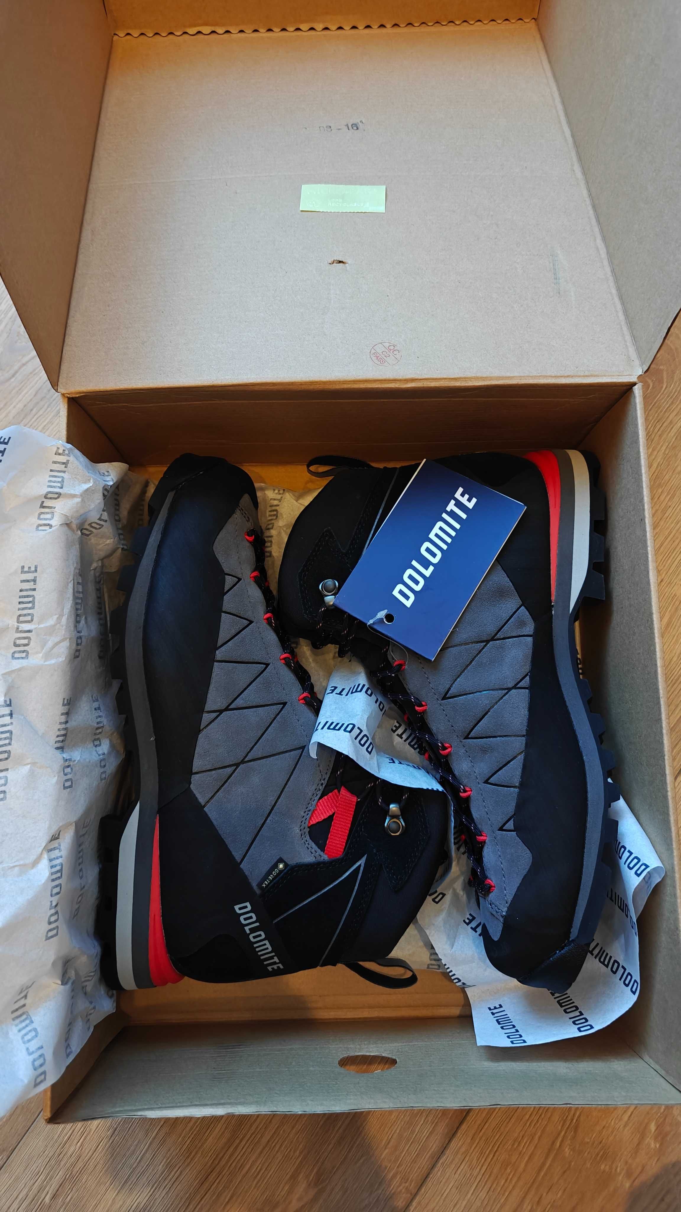 Nowe buty trekkingowe Dolomite Crodarossa High GTX 2.0. 44,5 gore tex