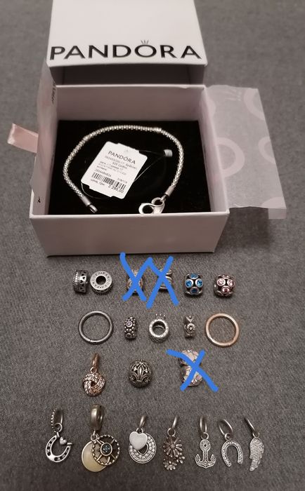 Браслет, шарми, подовжувачи Pandora
