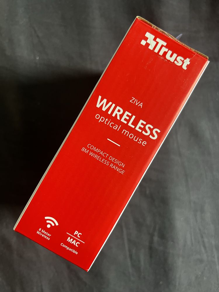Rato Sem Fios Trust Ziva Wireless Compact - Novo Na caixa