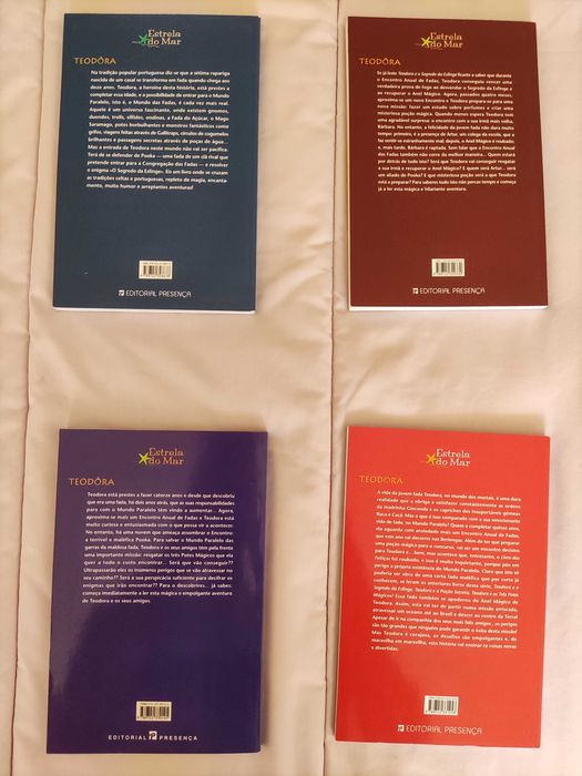 Livros da série Teodora de Luísa Fortes da Cunha