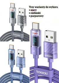 Przewód kable USB-A na USB-C szybkie ładowanie PD - power delivery