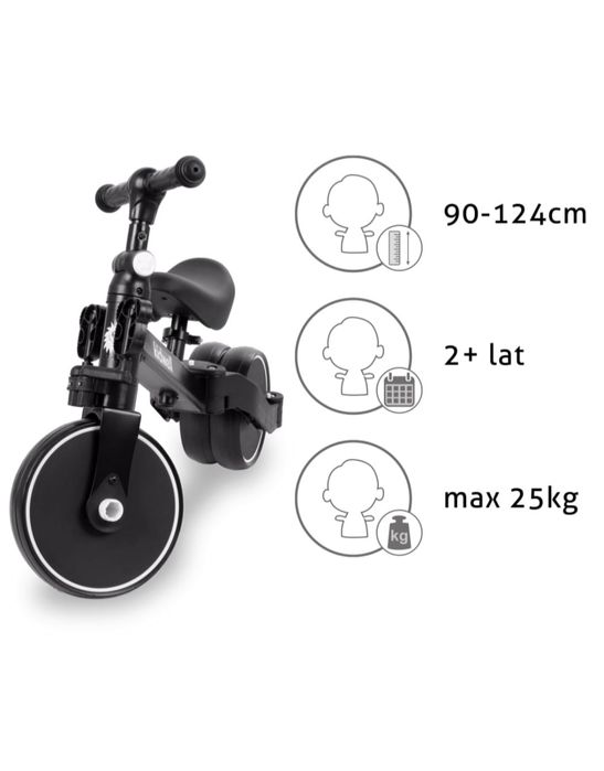 Біговел велосипед Kidwell 3в1 PICO Black