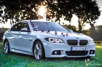 Samochód do ślubu BMW serii 5 (f10) biały/czarny
