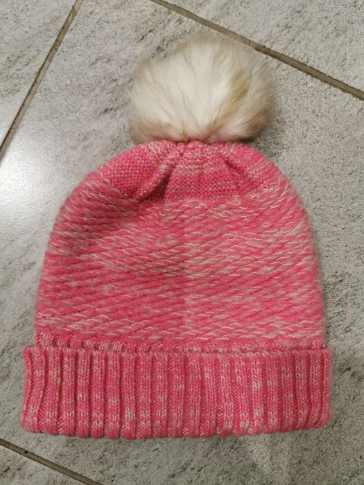 Czapka dziewczęca na 2 latka