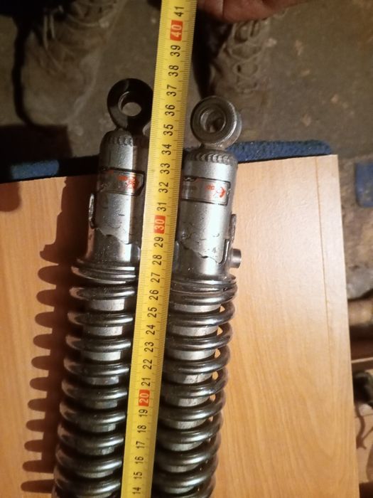 Амартизаторт на важкі мотоцикли,дов. 340мм,отв 10 мм,тов .пружини 7 мм