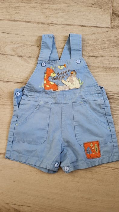 Ogrodniczki / spodenki letnie 0-3 miesięcy/ 60cm