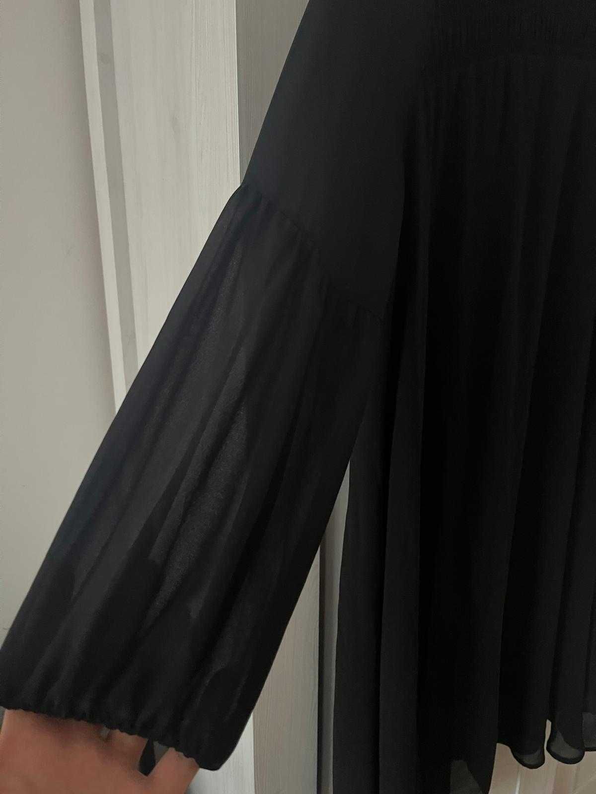 Sukienka damska czarna elegancka oversize H&M r. M-XL
