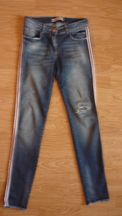 Джинсы синие с лампасами для девочки A-yugi Jeans(Турция)
