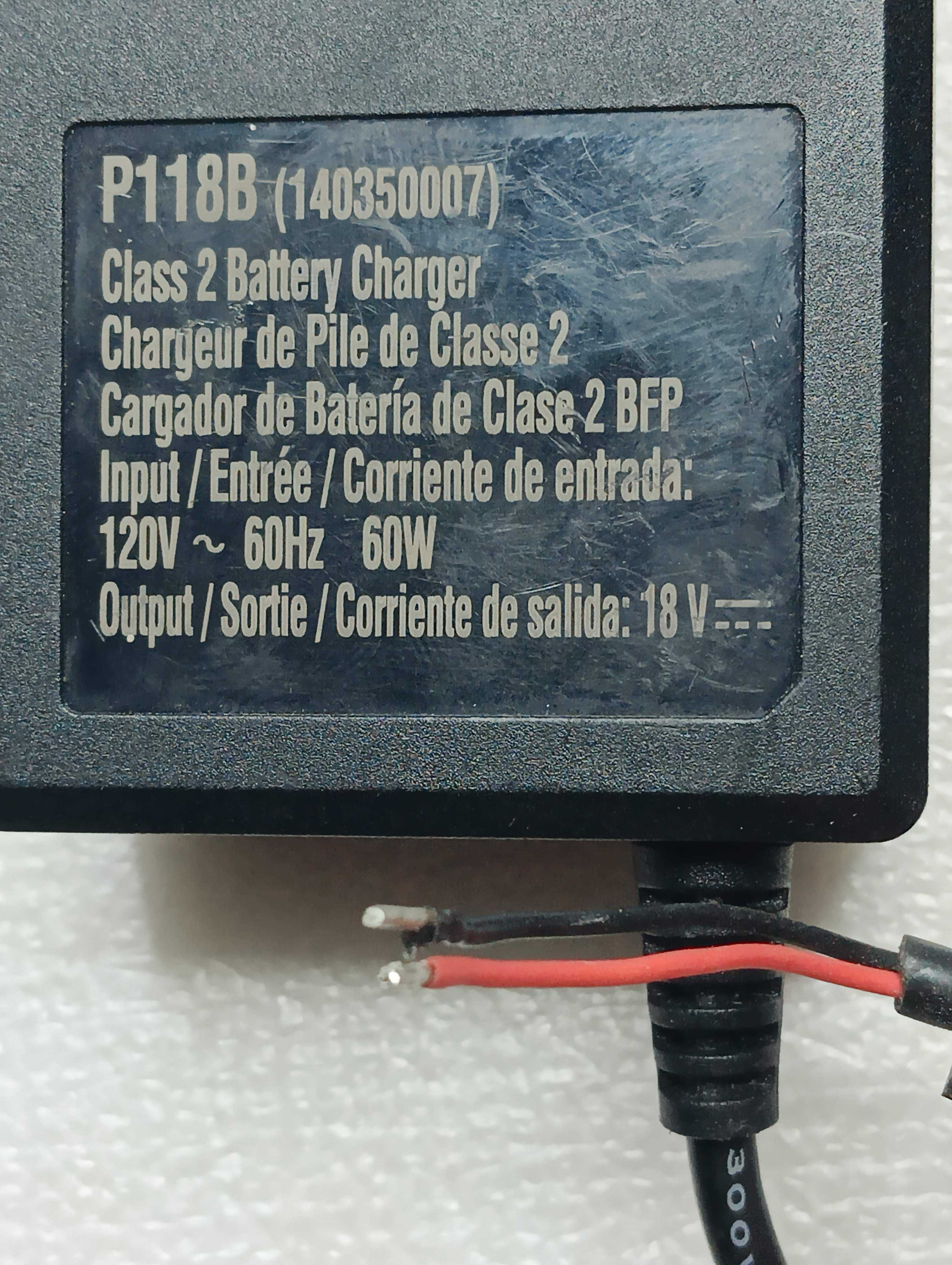 Блок питания 18V Battery Charger P118B