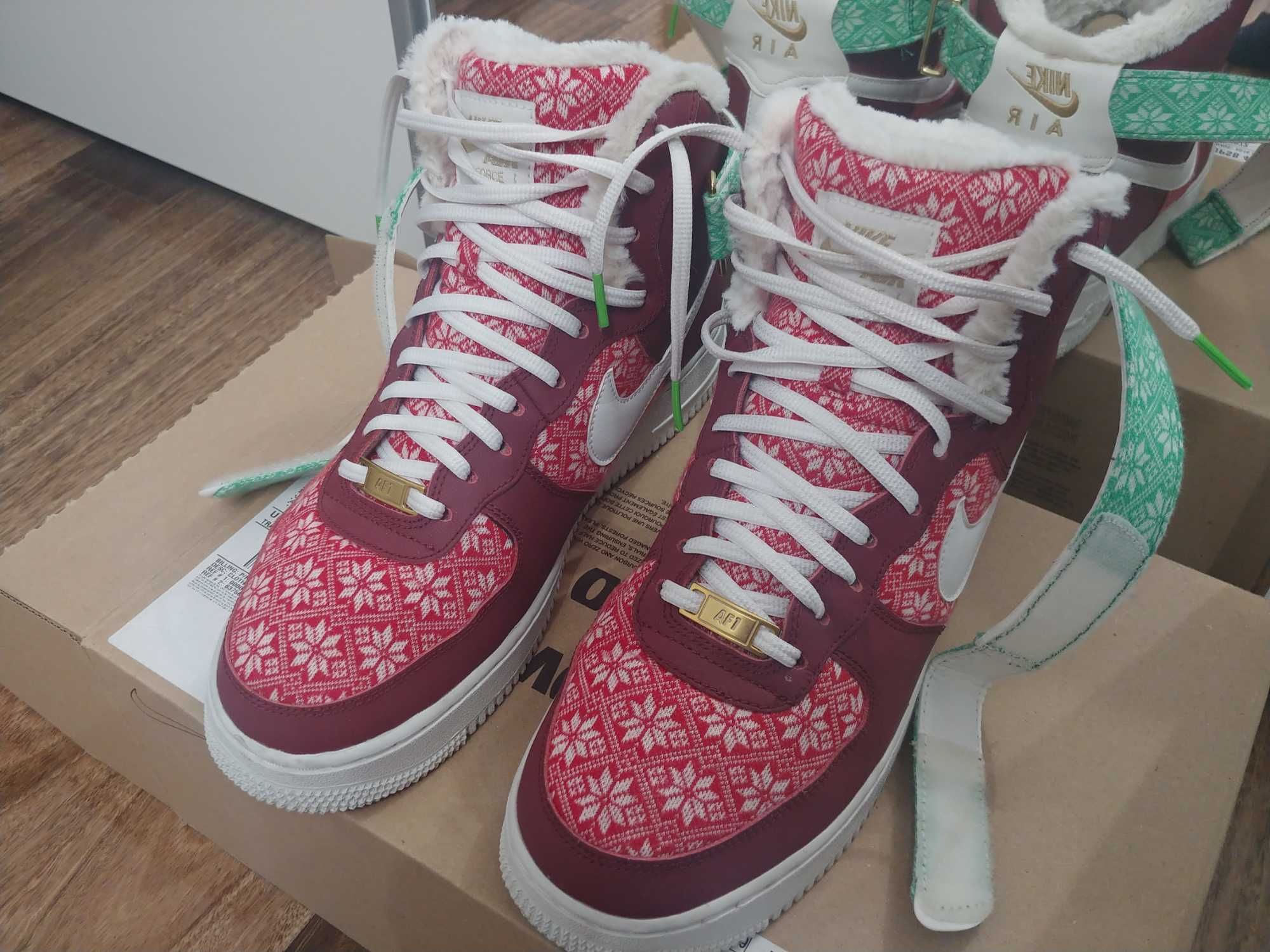 Nike Air Force 1 High Nordic Christmas/Ugly Sweater