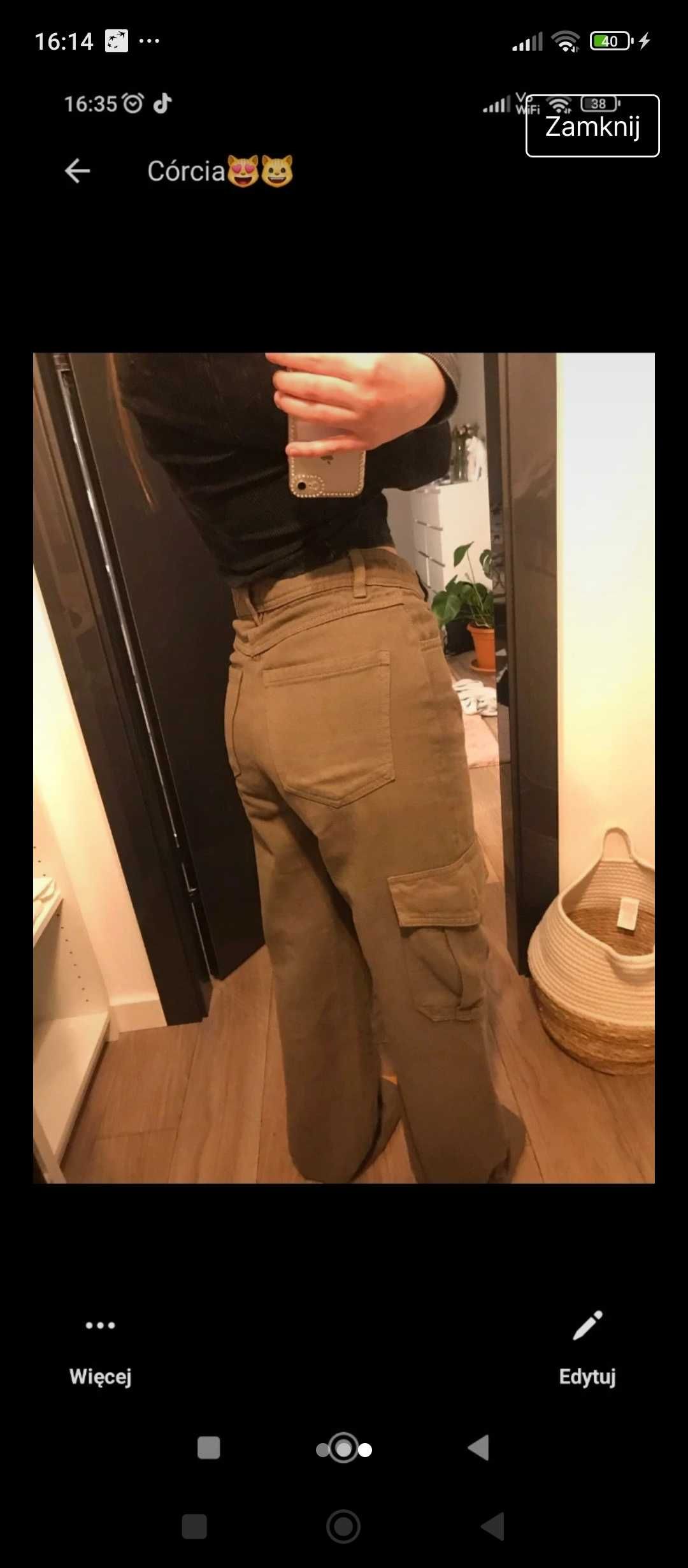 Spodnie Cargo damskie